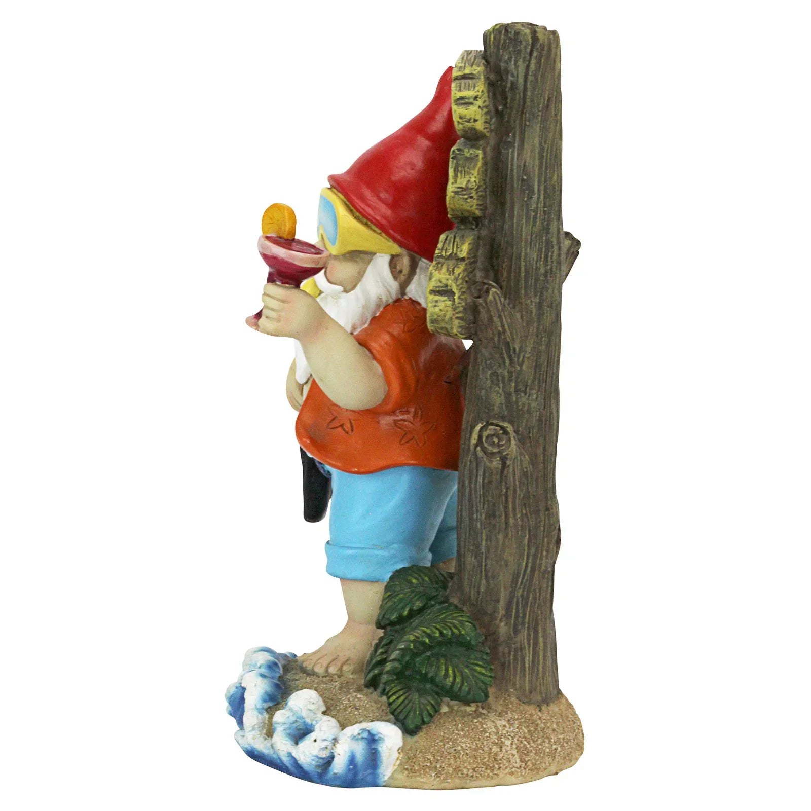 Gnome Design Toscano Tropical Happy Hour Garden Statue